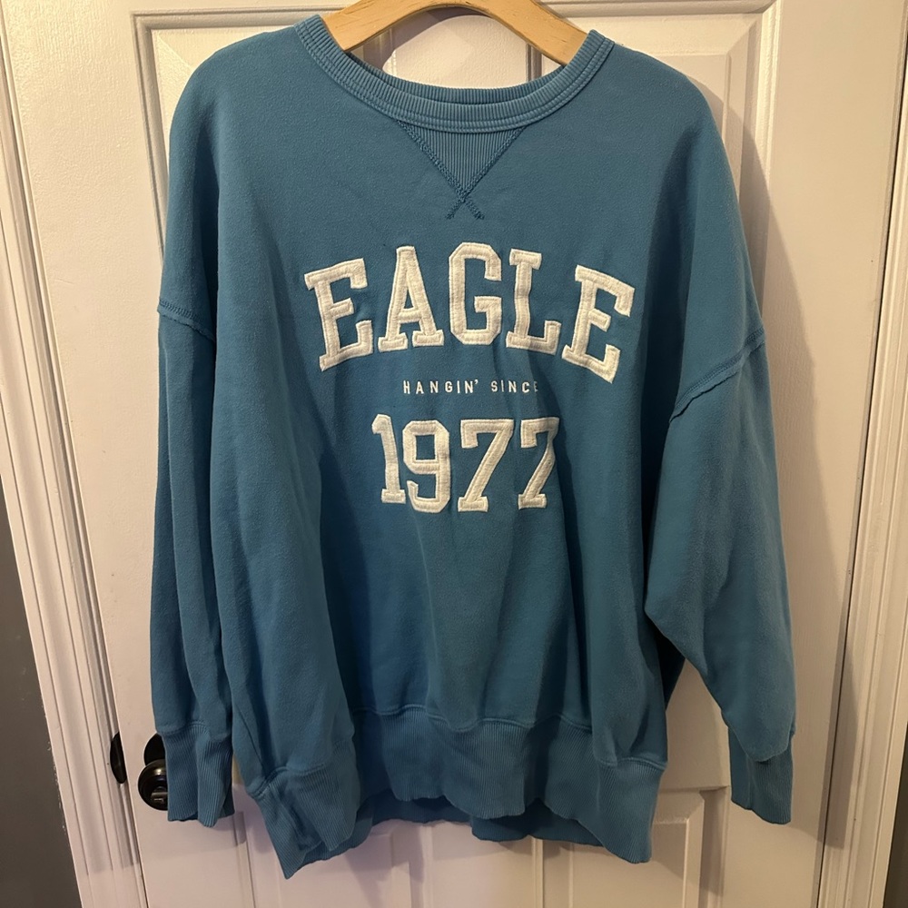 Oversized American eagle Crewneck
